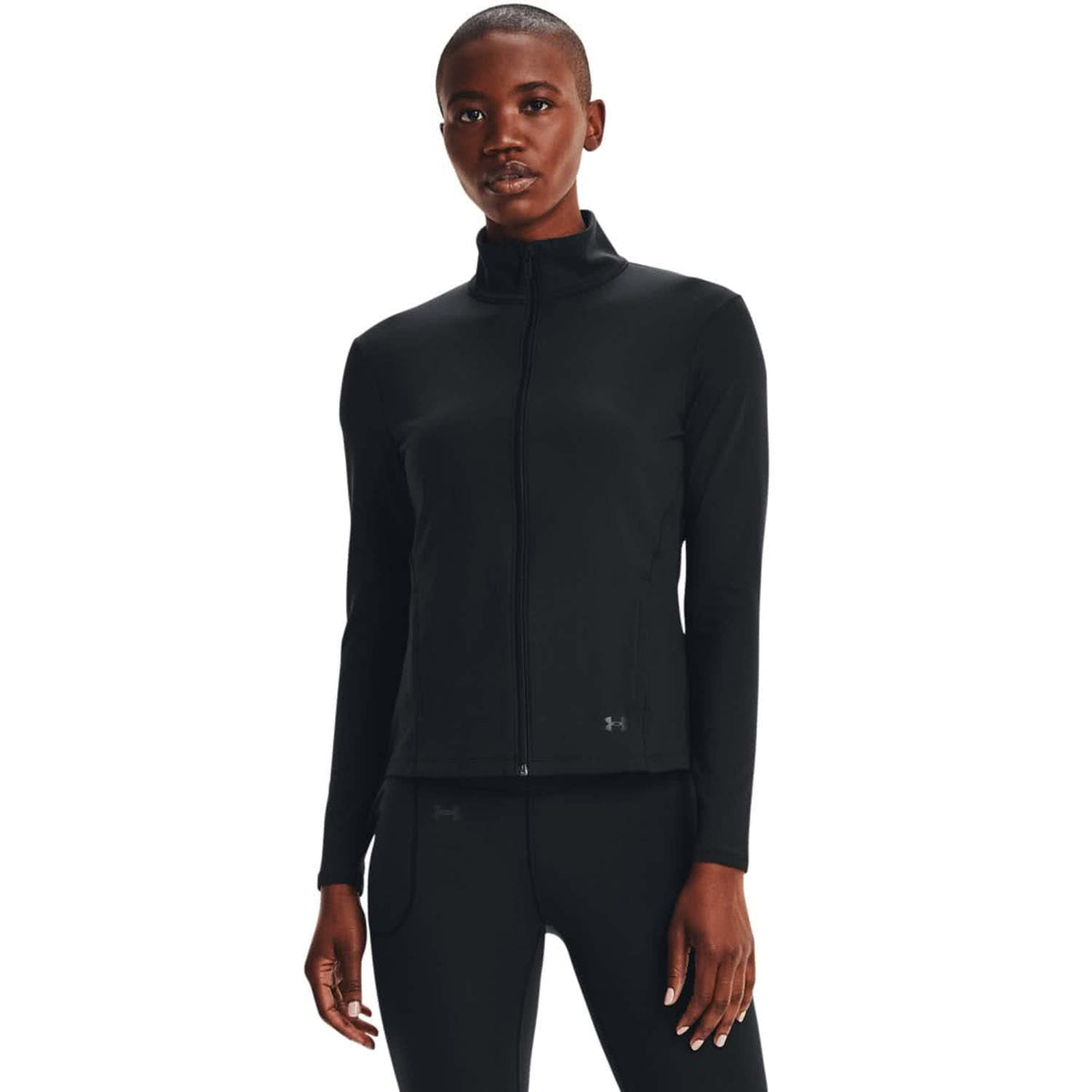Under Armour chamarra de tejido doble suave - M - Negro