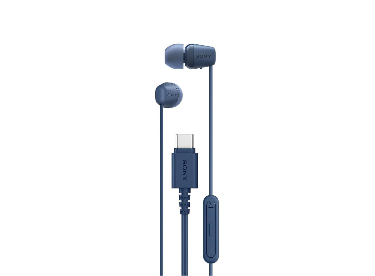 Sony IER-EX15C Audífonos Intrauditivos USB-C - Azul - USB-C, micrófono