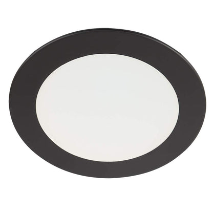 Tecnolite - Lámpara Iluminación Interior Empotrado Techo, LED Integrado, Tipo Downlight, Luz Suave Cálida, Corte de Empotramiento con Medida de 11.5 cm, Base en Color Negro