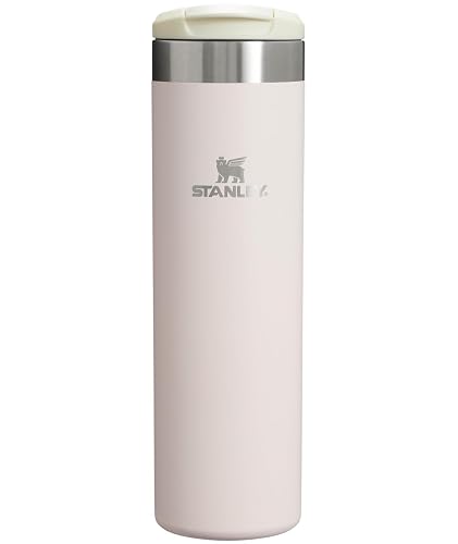 Stanley AeroLight Botella de Tránsito 16 oz | Cuarzo rosa, acero inoxidable ligero aislado, tapa de bloqueo para bebida, sin BPA, resistente a fugas