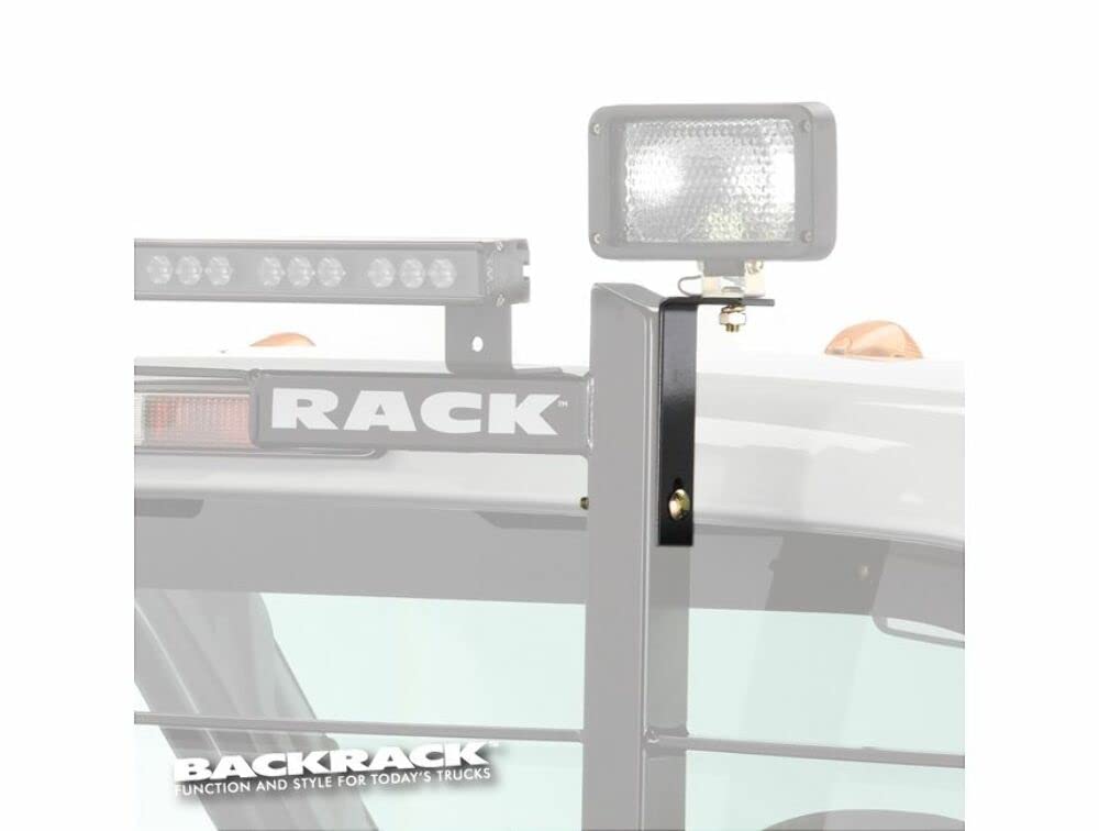 RealTruck BAC91001 Soporte de Luz Trasera, Negro, 10.5 Pulgadas, Lado del Conductor, Universal con Marco Trasero
