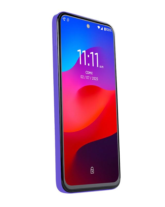 Lanix Alpha 6 Morado + XPocket, Smartphone, 6.67" HD+, 256GB, 8GB RAM, UNISOC T606, Android 15, 50MP, 5000mAh