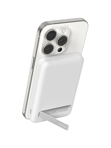 Belkin - Batería magnética con Qi2 de 15W y 5,000 mAh, Blanco