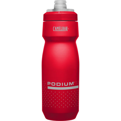CamelBak Podium Botella de Agua para Ciclismo, Libre de BPA, 600-710 ml - 23.7 Ounces - Rojo -