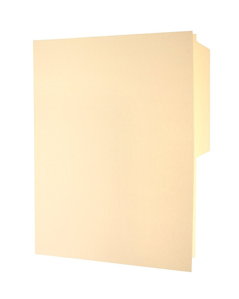 Oxford M750 1/2 Fólder Manila, Tamaño Carta, Ceja 1/2, Caja de 100, color Crema