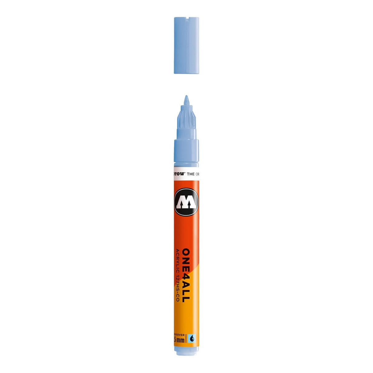Molotow ONE4ALL Marcador Acrílico Recargable - 1.5 mm - Azul (Ceramic Light Patel)