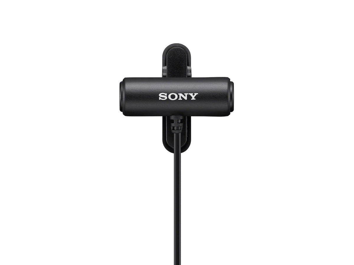 Sony Micrófono estéreo ECMLV1 de Solapa