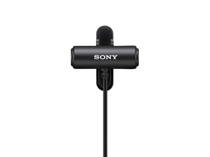 Sony Micrófono estéreo ECMLV1 de Solapa