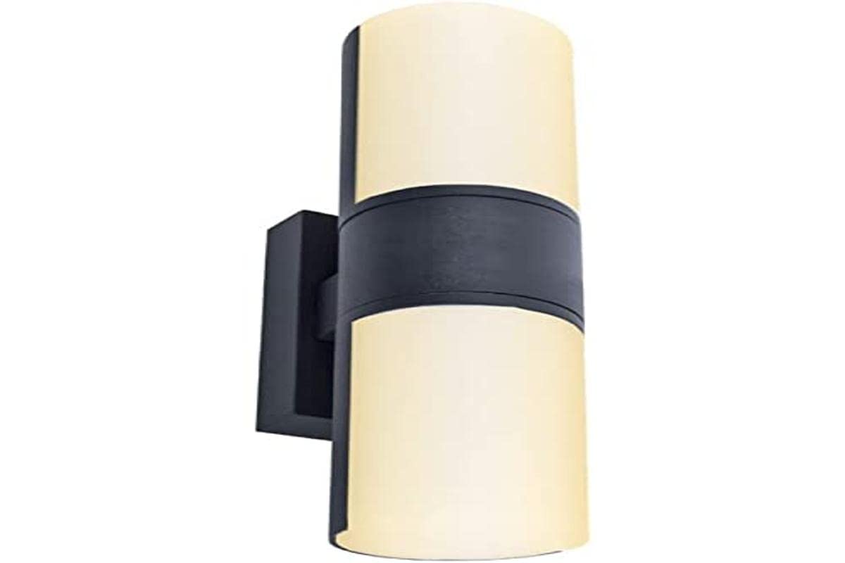 Tecnolite Lámpara Arbotante LED 16W - Luz Cálida Rotativa, Lámpara de Pared Iluminación Directa e Indirecta Exteriores A Prueba de Intemperie