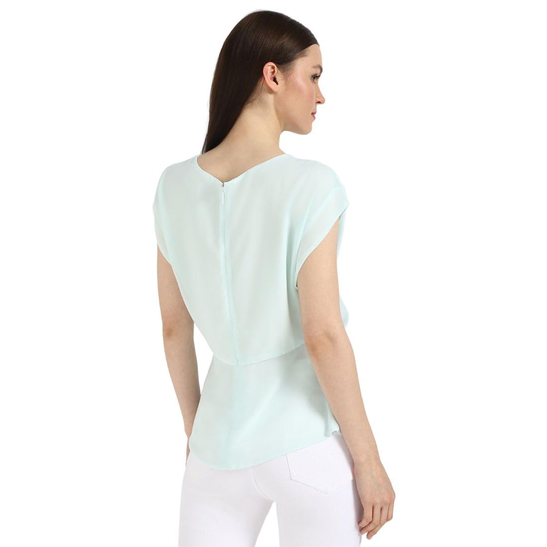 Calvin Klein - Blusa de Gasa para Mujer