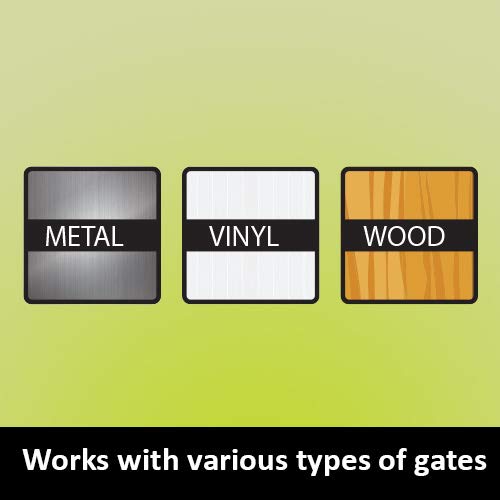 National Hardware - Pestillo magnético de seguridad para piscina, N346-210, cierre de puerta a prueba de niños para puertas de piscina o cerca, color negro