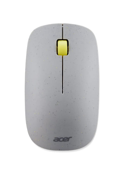acer Vero Mouse de 3 Botones | 2.4 GHz inalámbrico | 1200 dpi | Fabricado con Material Reciclado postconsumo (PCR) | Certificado Funciona con Chromebook | Gris
