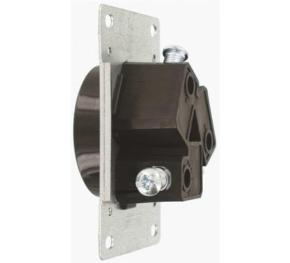Leviton 020-05207-S10 Receptáculo Entrada Recta Industrial 30A 125/250V 3P3H Nema 10-30R,,, pack of/paquete de 1