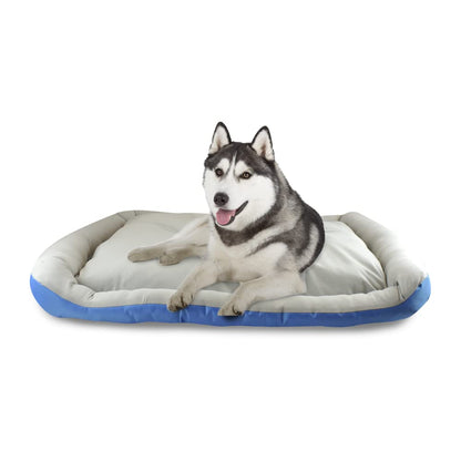 Fancy Pets Cama Rizzo Acolchada e Impermeable para Perro - AZUL