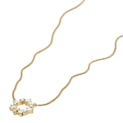 Collar Fossil Ellis JA7295710 de latón de color dorado para dama