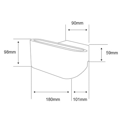 Tecnolite TLLED-402/7W/30B Luminario Pared Led, 3000K, Blanco 100-240
