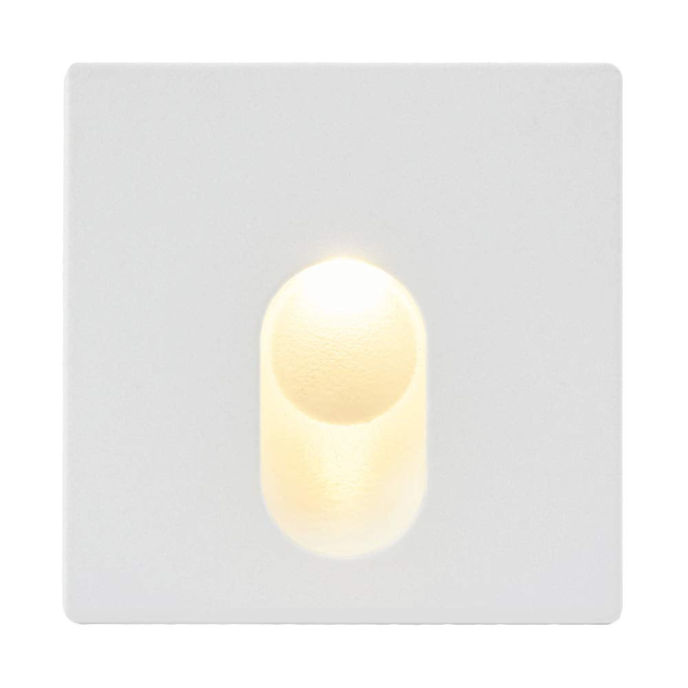 Tecnolite Lámpara LED Empotrado, Lámpara LED Empotrable, 1 W, Luz Cálida 3 000 k, Color Blanco, Downlight