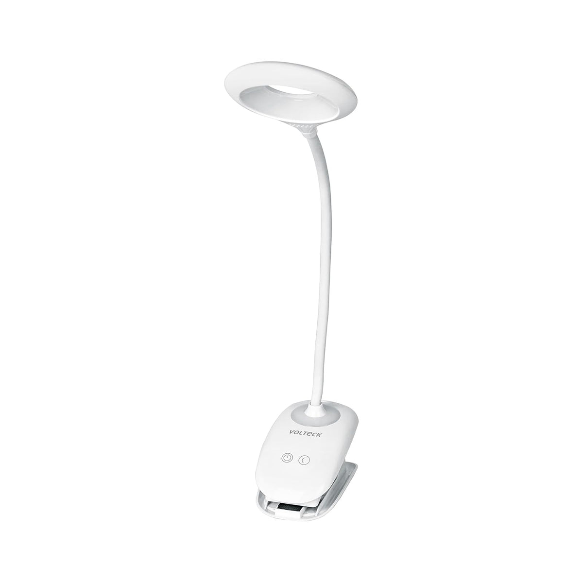 Volteck LES-40L, Lámpara escritorio LED 4 W recargable con clip 3 intensidades