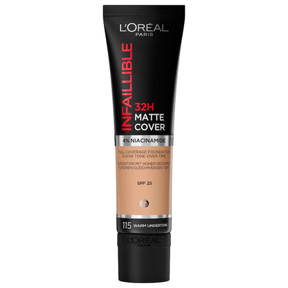 L'Oréal Paris Infallible 32H Matte Cover Base de Maquillaje Beige Doré - Beige dorado