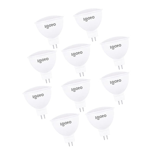 iGoto F10P10403 10Pack Foco LED MR16 GU5.3 3W 6500°K (Luz fria)