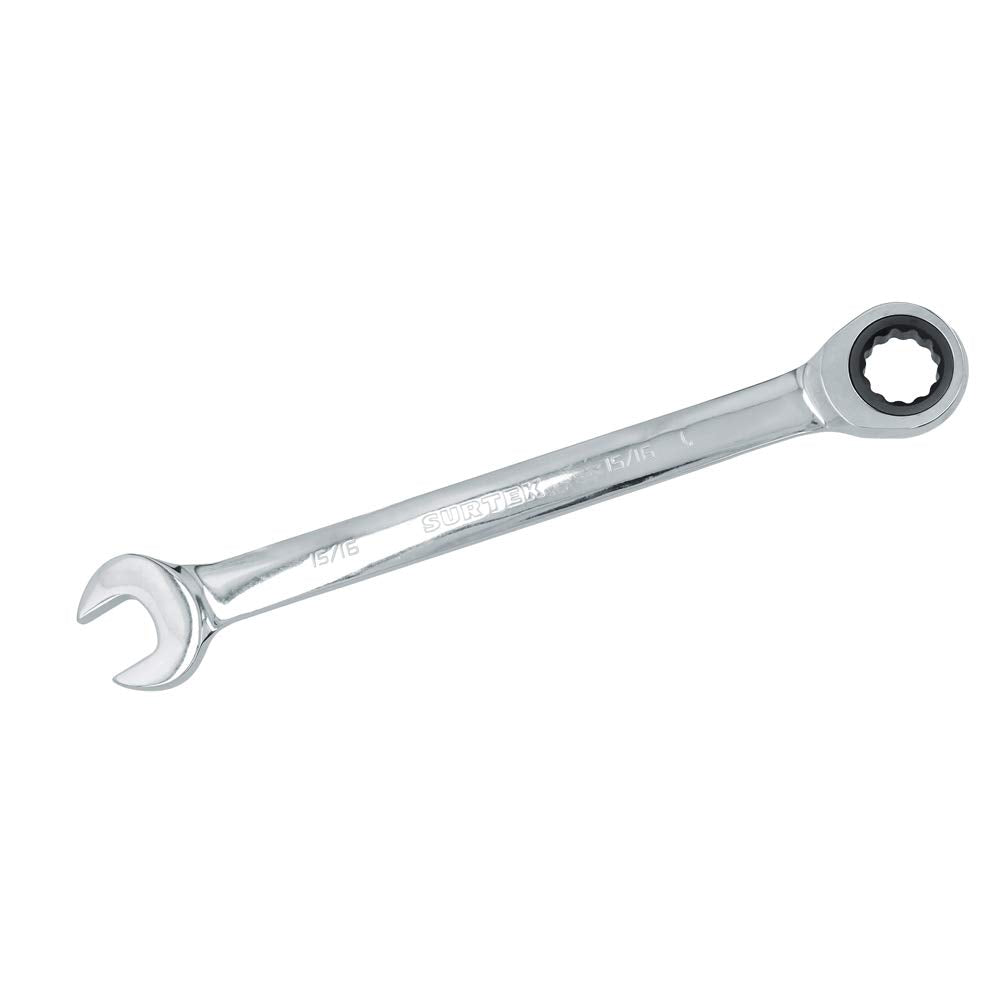 Surtek 100548 Llave Combinada Matraca 1" Cromo-Vanadio - 15 - 16"