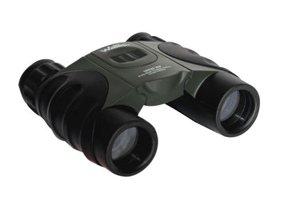 Wallis BI614306 Binocular Compacto Tipo Tejado, Verde/Negro, 10 x 25 mm, Revestimiento Green