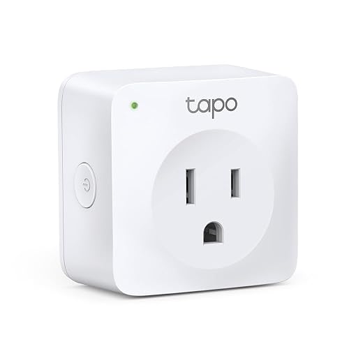TP-Link, Mini Enchufe Inteligente, Casa Inteligente WiFi, Controla Remotamente tus Electrodomesticos Dediante la Aplicación Gratuita(Tapo P100)