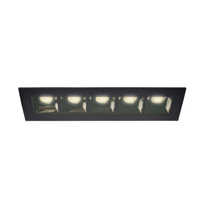 Tecnolite Lámpara LED de Techo Empotrado, 17 W, Luz Cálida Suave 3 000 k, Color Negro, 100 - 240 Volts, Downlight LED