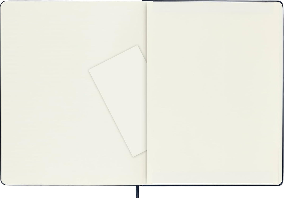 Moleskine Libreta Clásica Extra Grande Azul Zafiro de Hoja Blanca Pasta Dura