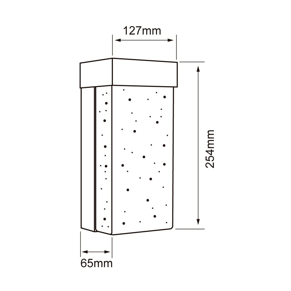Tecnolite Lámpara de exterior LED atenuable para sobreponer, 12 W, Luz suave cálida