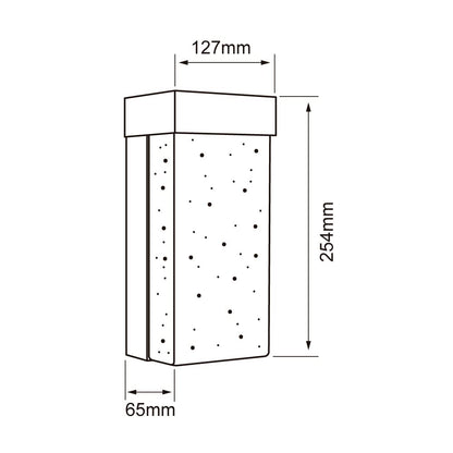 Tecnolite Lámpara de exterior LED atenuable para sobreponer, 12 W, Luz suave cálida