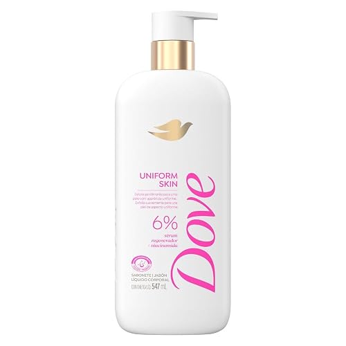Dove Bodywash Uniform Skin, Jabón Líquido Corporal, 547ml