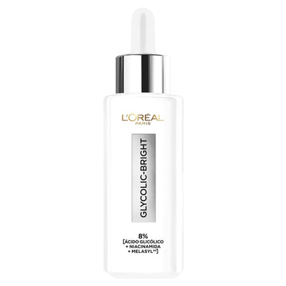 L'Oréal Paris Glycolic Bright Crema de Noche Antimanchas, 50 ml - Serum Facial