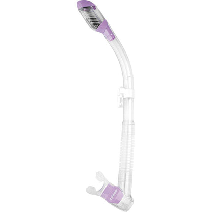 Cressi Tubo de Buceo para Adultos con protección contra Salpicaduras y válvula Superior - Supernova Dry: diseñado en Italia