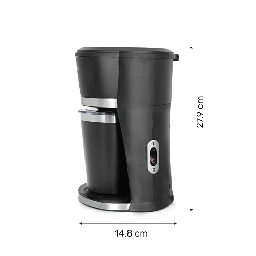 Cafetera Personal Taurus Capacidad de 300 ml Color Negra Modelo SEDNA-2000
