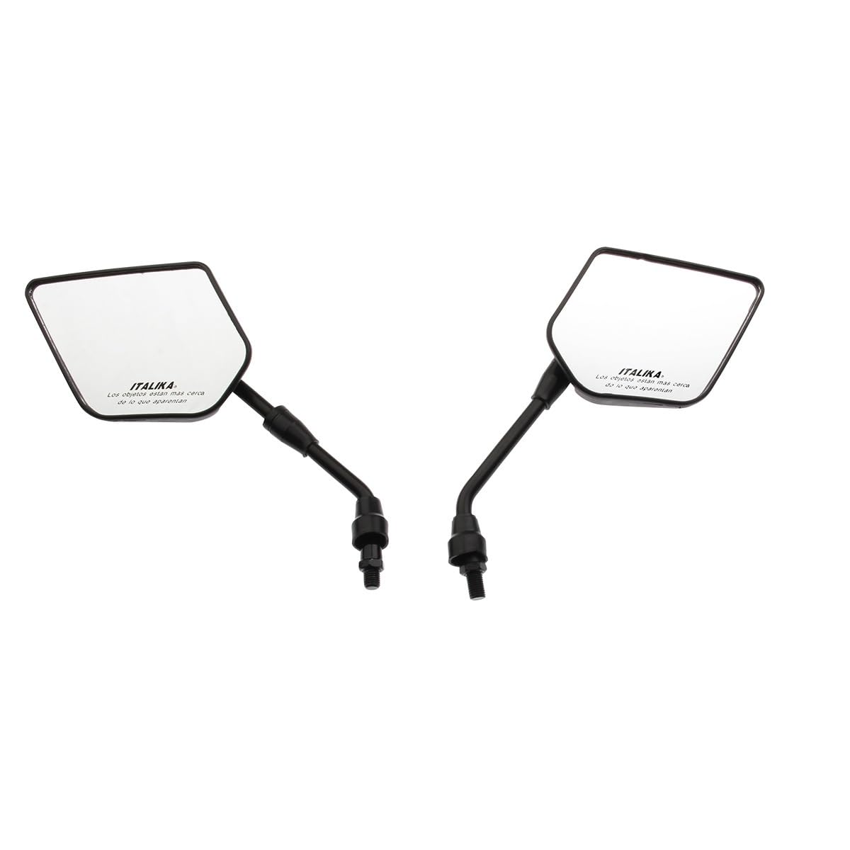 Italika Juego de Espejos Negro para Motocicleta DM 200, DM125, DM150 Sport