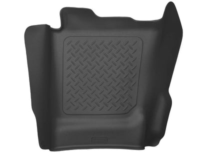 Husky Liners Revestimiento de Piso Frontal, Crew/Cabina Doble, Negro, Floor Liners - Front Center Hump