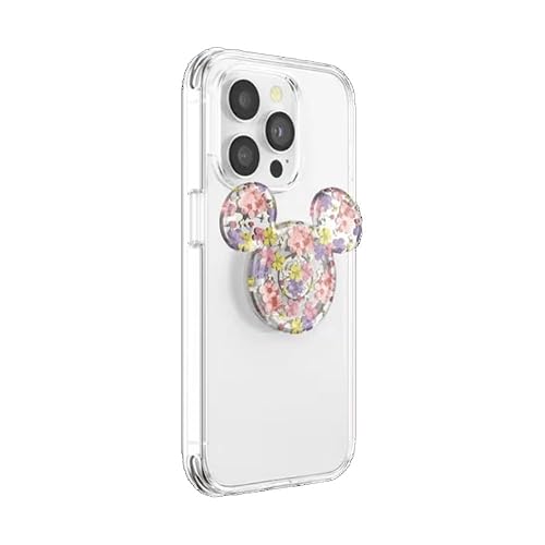 PopSockets - Soporte calcomanía para teléfono, diseño de Flores en Cascada | Sujeción cómoda y segura, anticaídas, atril, Disney, Mickey Mouse, Minnie, para iPhone/iPad/Kindle/Android