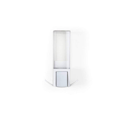 Better Living Products 77154 - Dispensador de Jabón y Ducha, Color Blanco y Negro, Dispensador Individual, Blanco/Cromo, 1, 1 - Blanco - cromo - Dispensador individual