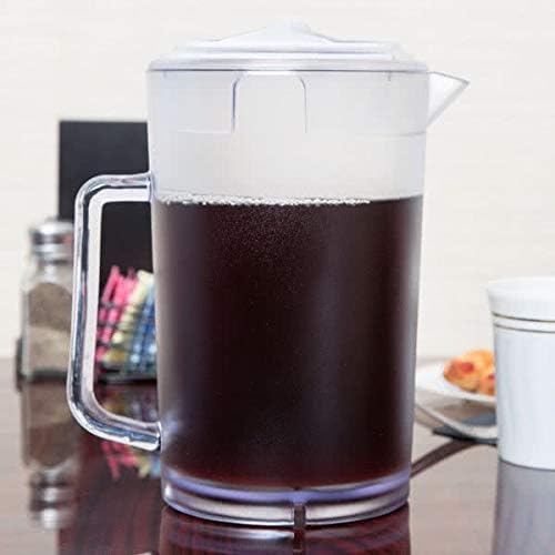 G.E.T. Enterprises Clear 64 oz. Pitcher with Lid, Break Resistant Dishwasher Safe San Pitchers & Decanters Collection P-3064-1-CL-EC (Pack of 1)
