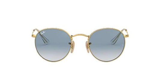 Ray-Ban RB3447N Round Flat Lenses Metal Sunglasses