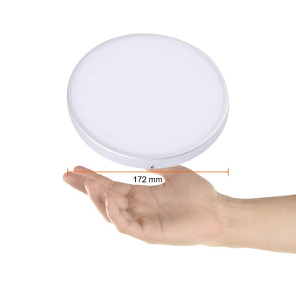 Tecnolite - Downlight LED Empotrable, Bote Integral 12 cm o Sobreponer 9 W, Luz de Día, No atenuable