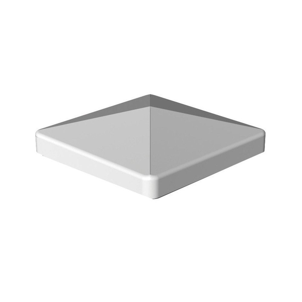 yardsmart 73018076 Flat Post Pac vinilo Baranda, 10,2 x 10,2 cm Color Blanco