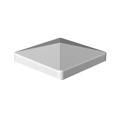 yardsmart 73018076 Flat Post Pac vinilo Baranda, 10,2 x 10,2 cm Color Blanco