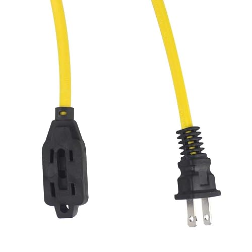Keer, Modelo 2443, Extensión Eléctrica Uso Rudo, Amarillo, 30M