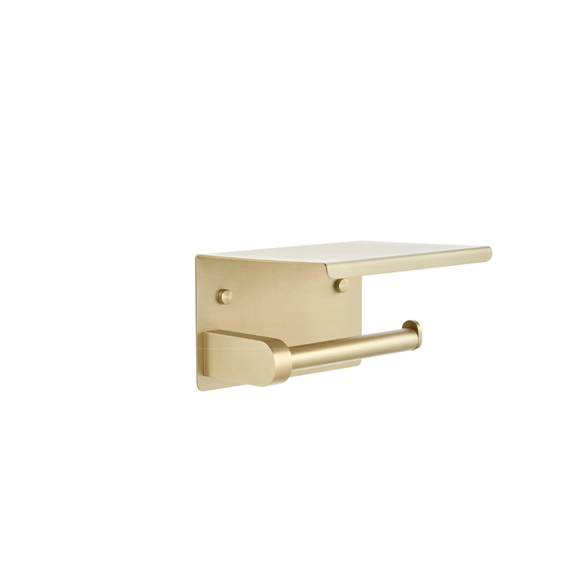Interceramic PORTAPAPEL Essen Round con REPISA Dorado Satinado