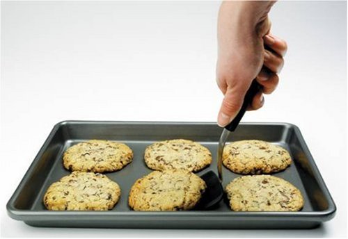 OXO Good Grips 1147100 Silicone Cookie Spatula, 4 pulgadas/10.16 cm, Gris