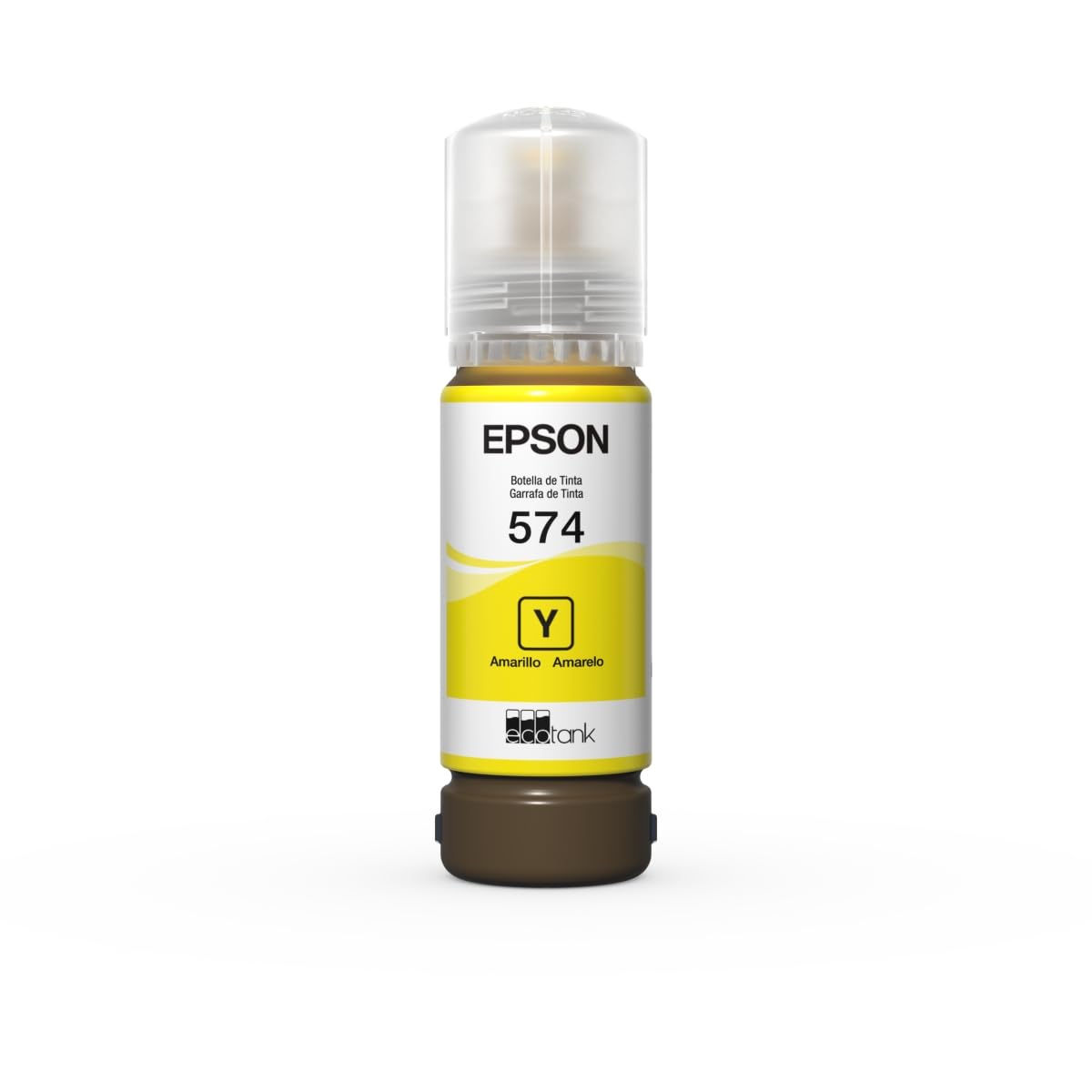 Epson Botella de Tinta Color Amarillo T574 65 mililitros para Impresora L8050