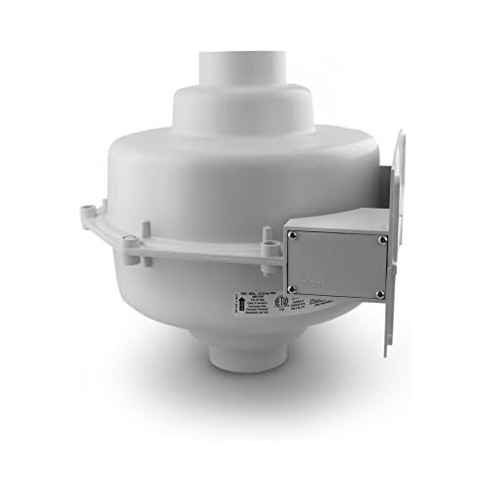 RadonAway Radon Mitigation Ventiladores, 7.6 cm, GP501, Blanco