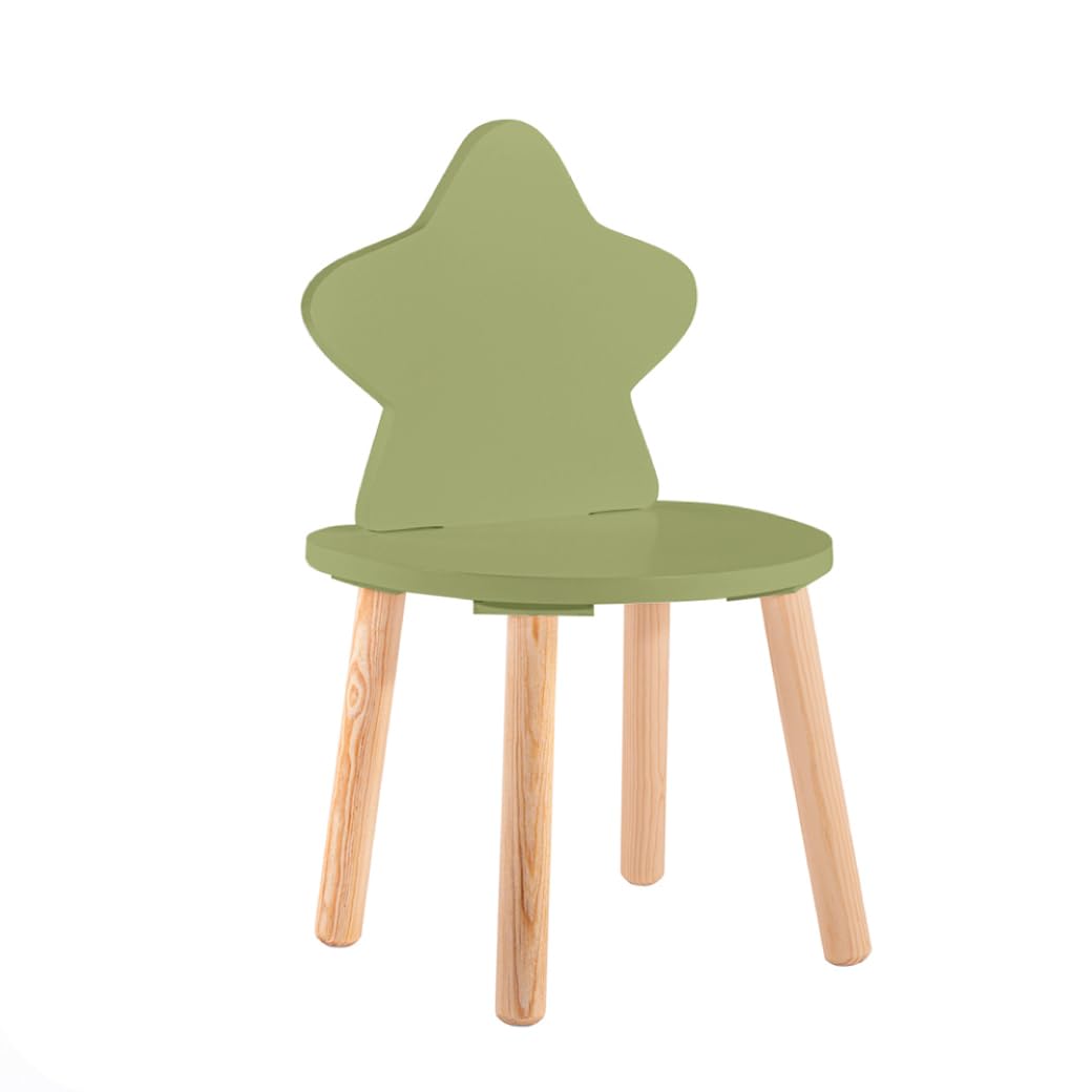 Duduk Silla de Estrella Infantil, Varios Colores - Verde